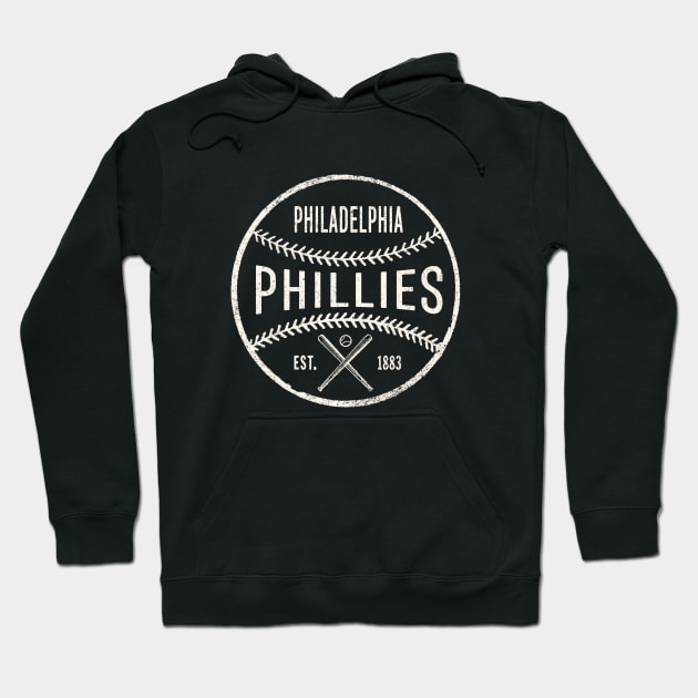 Vintage Philadelphia Phillies by Buck Tee Hoodie by Buck Tee